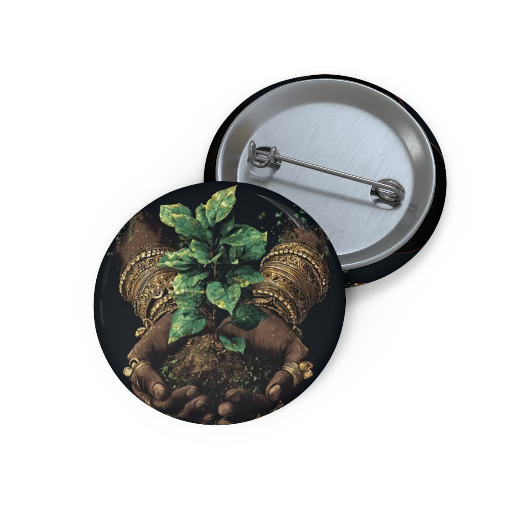 Seeds of Prosperity Pin Button