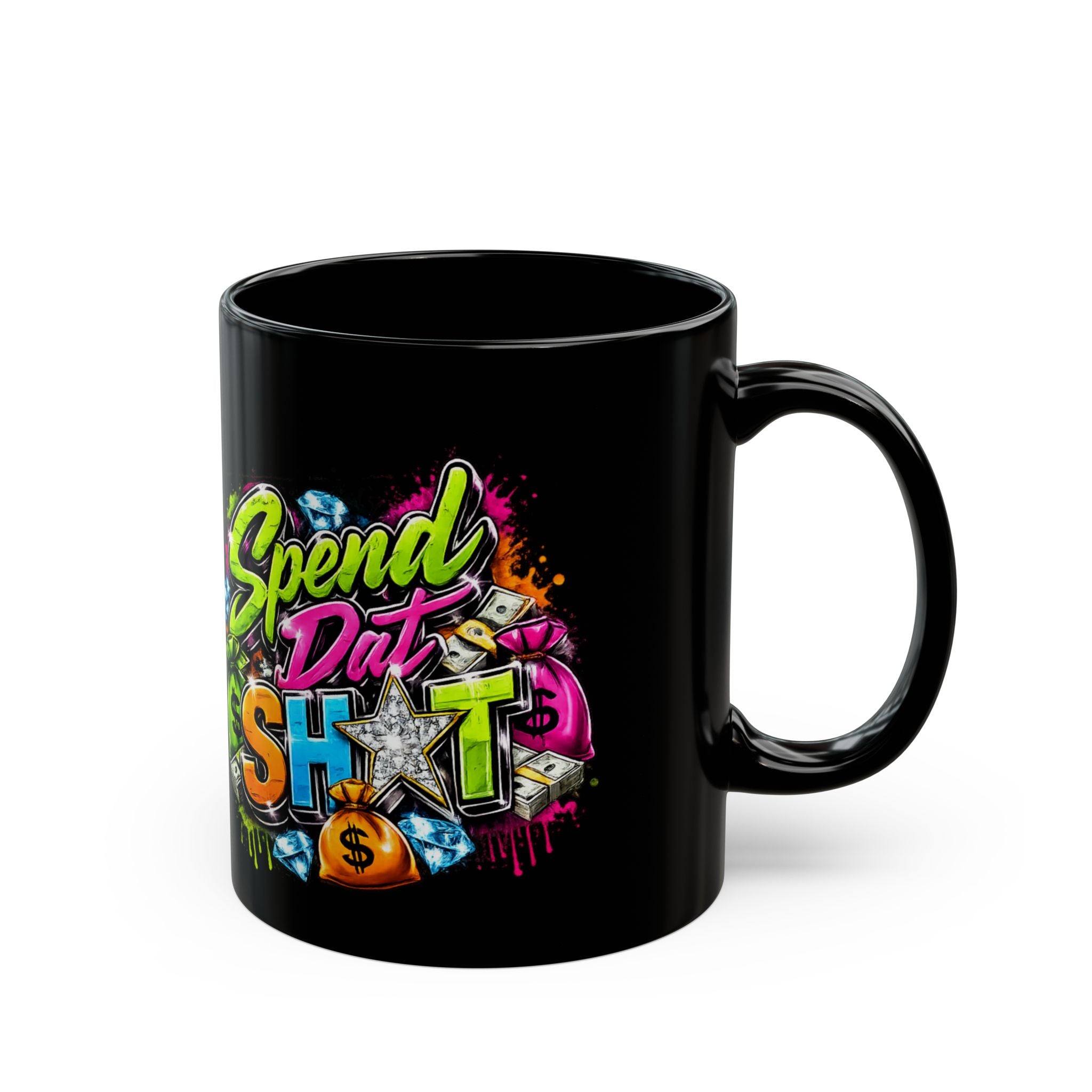 Spend Dat Sh*t | Statement Mug | Purple City Customs