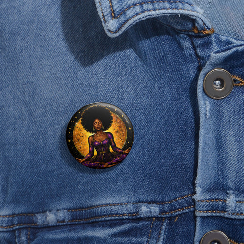 Queen of Abundance Pin Button