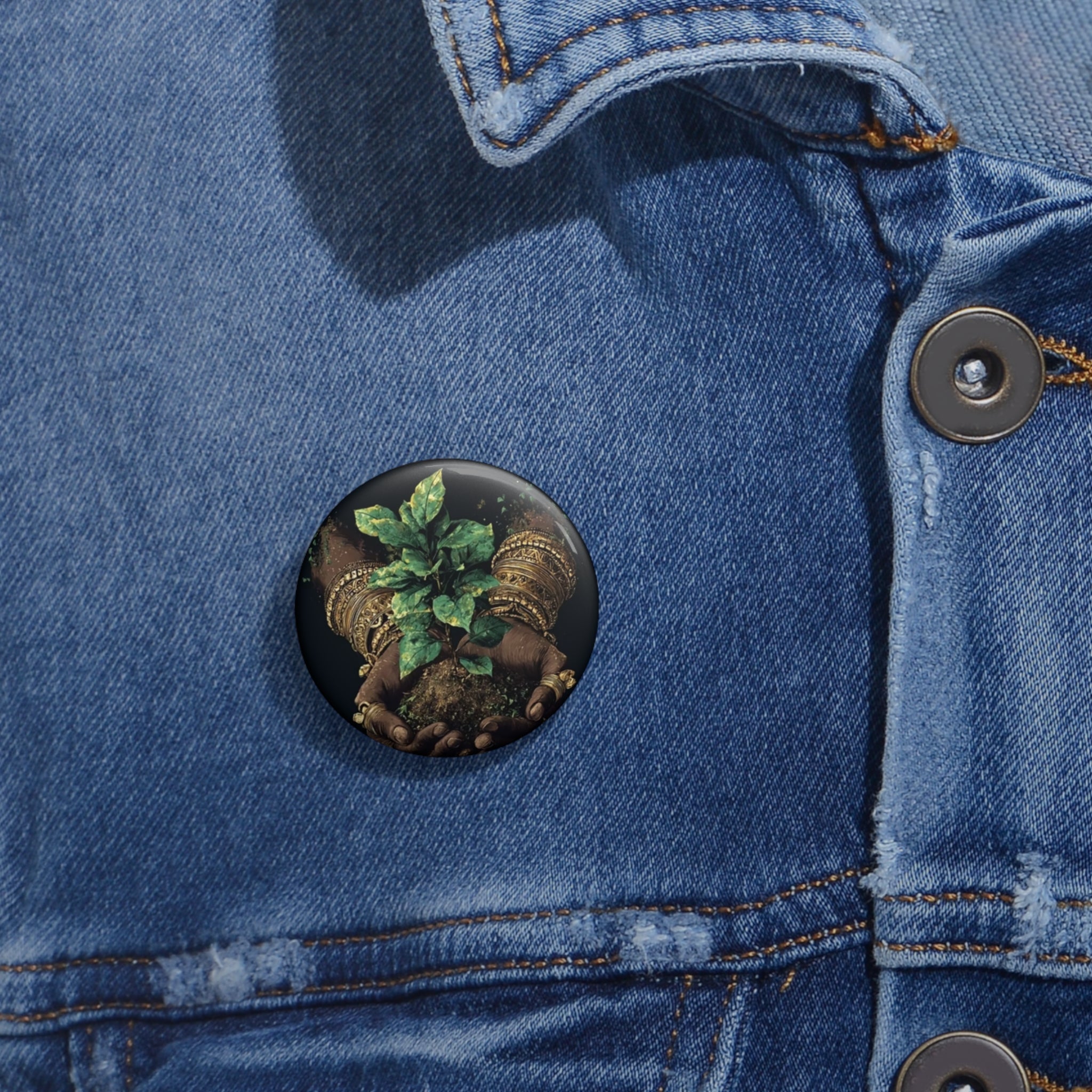 Seeds of Prosperity Pin Button